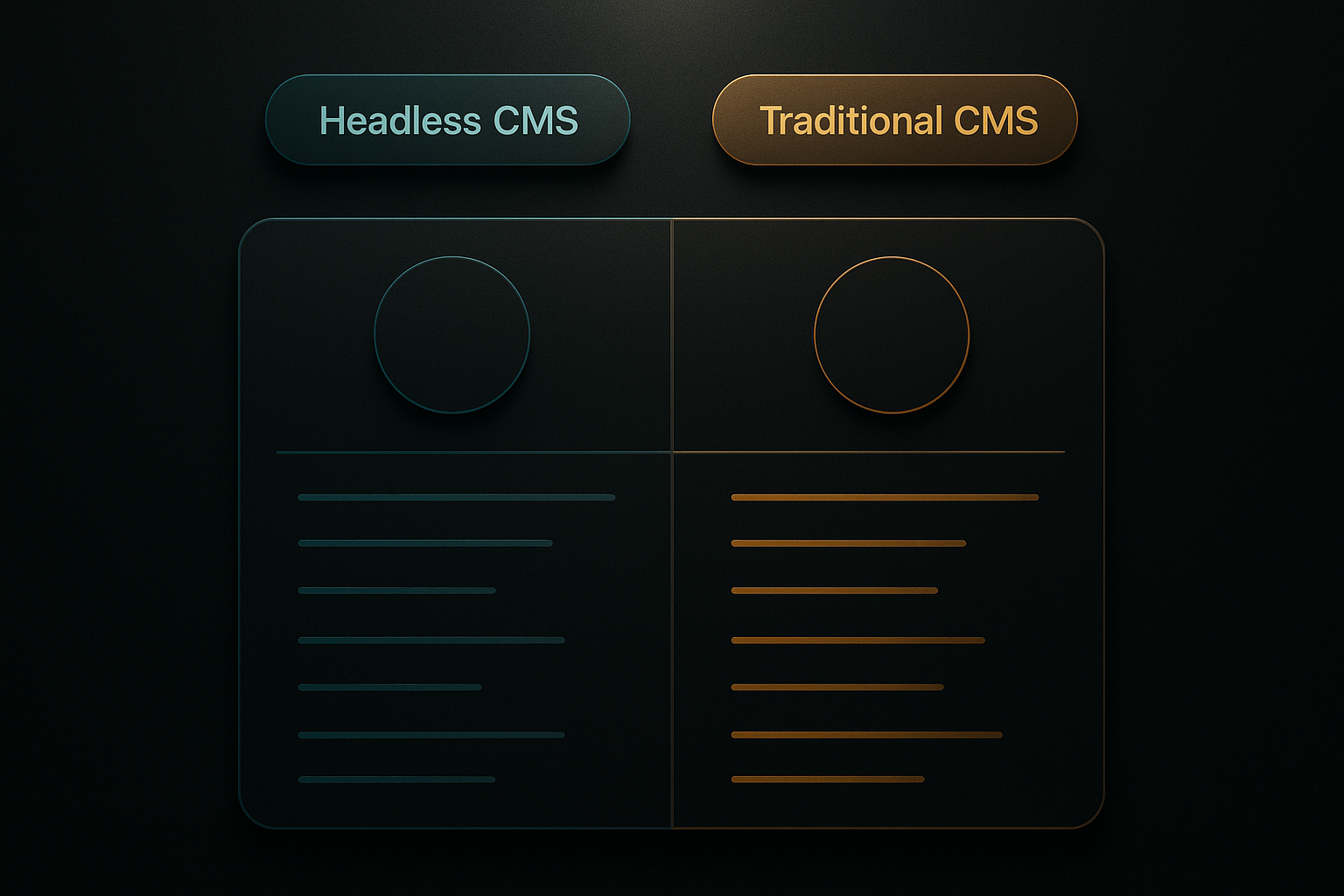Headless CMS vs Traditional CMS: Which to Choose? infographic